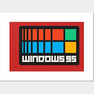 window 95 tee shirt Posters and Art